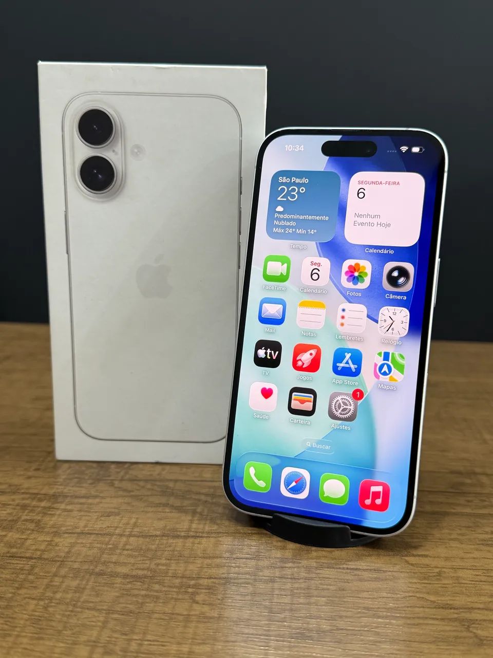 iPhone 16 128gb branco semi novo em excelente estado!! - Foto 3