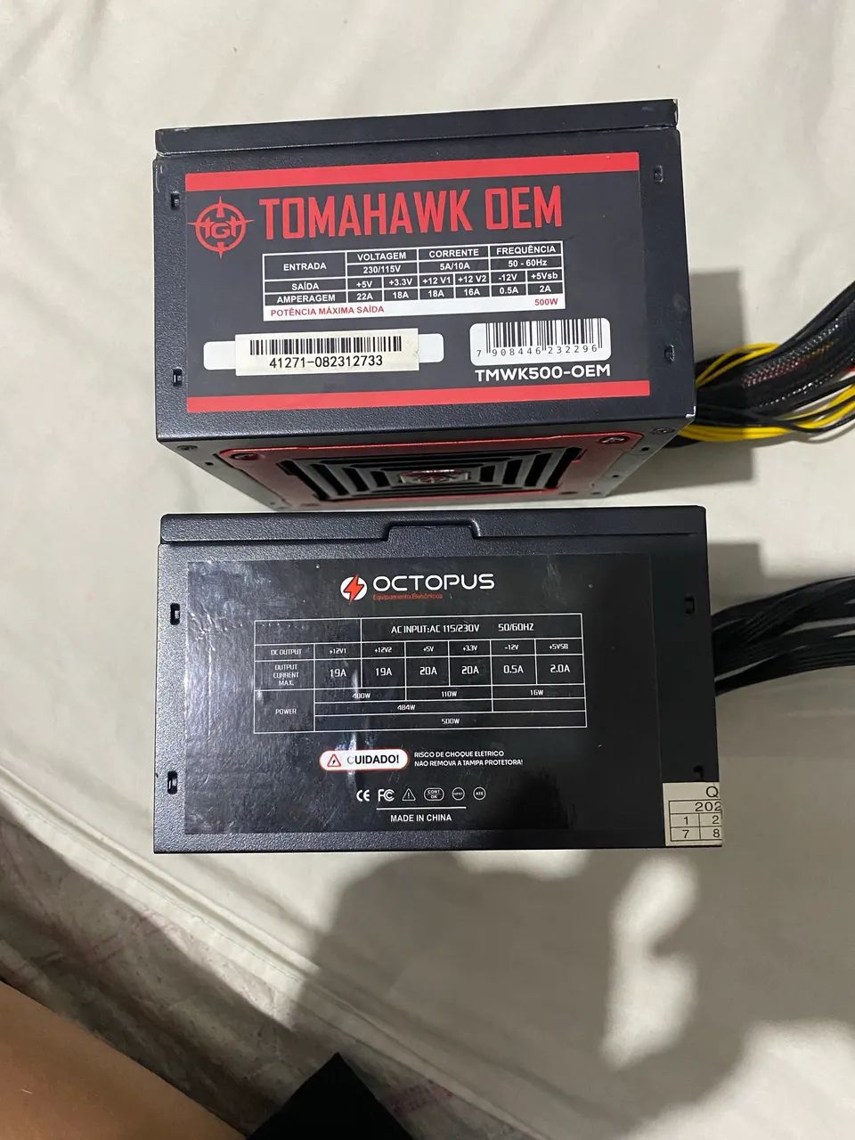 Vendo duas fontes 500w