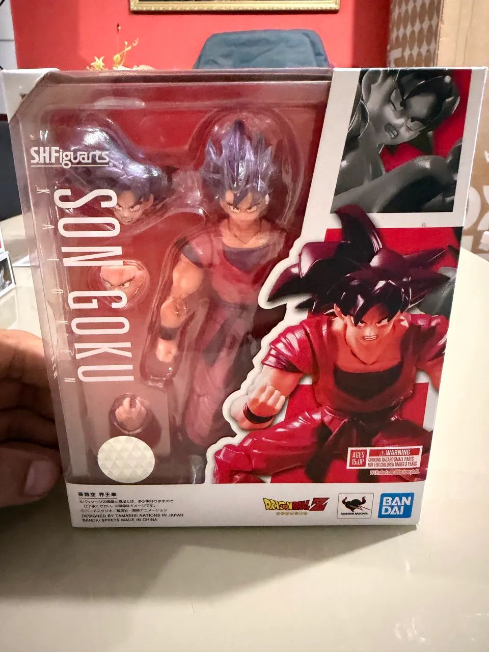Goku kaioken shf original bandai