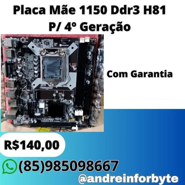 Placa Mãe 1150 H81