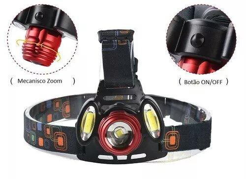 Farol de Bicicleta PROFISSIONAL + bateria recarregável. garantia e Entrega Grátis. - Foto 4