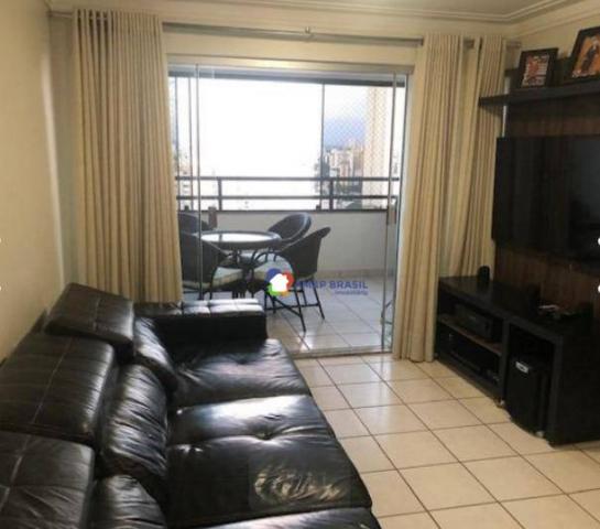 Apartamento com 3 dormitórios à venda, 125 m² por r$ 443.000 - setor bueno - goiânia/go