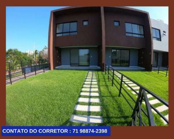 Casa em Patamares Casa com 3 quartos - Dependência - Suíte em 129m² com 2 Vagas,