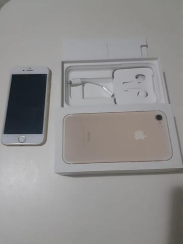 Abaixei para vender IPhone 7 128 - rose