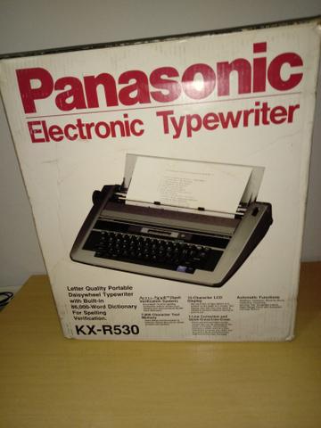 Máquina de escrever eletrônica Panasonic KX-R530 - Foto 5