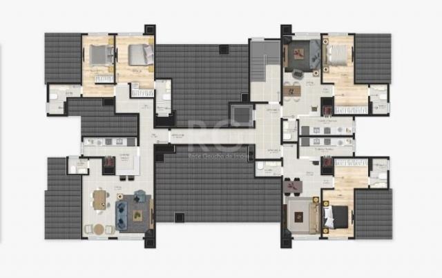 Apartamento à venda com 1 dormitórios em Várzea grande, Gramado cod:EV4091 - Foto 19