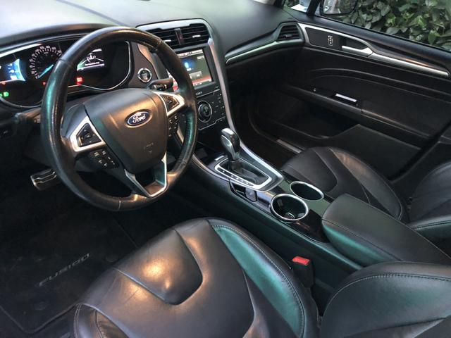 Fusion 2.0 awd titanium, teto solar, park assist, pneus novos - 2013 - Foto 6