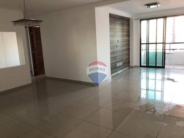 Apartamento com 3 dormitórios para alugar, 122 m² por R$ 2.400,00/mês - Manaíra - João Pes - Foto 2