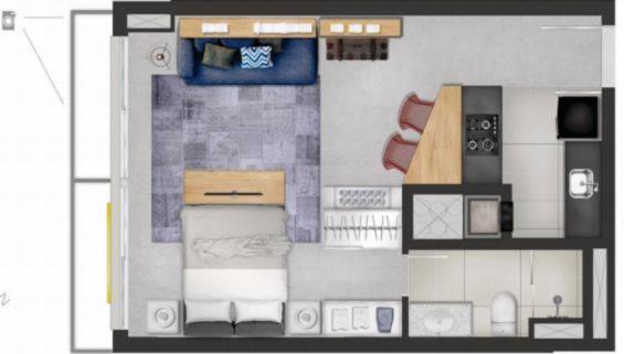 Apartamento à venda com 1 dormitórios em Partenon, Porto alegre cod:AP010336 - Foto 7