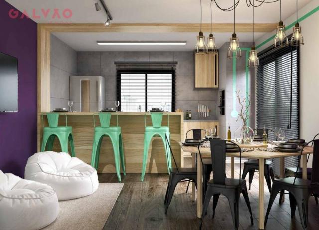 Apartamento com 2 dormitórios à venda, 51 m² por R$ 245.900,00 - Capão Raso - Curitiba/PR - Foto 7