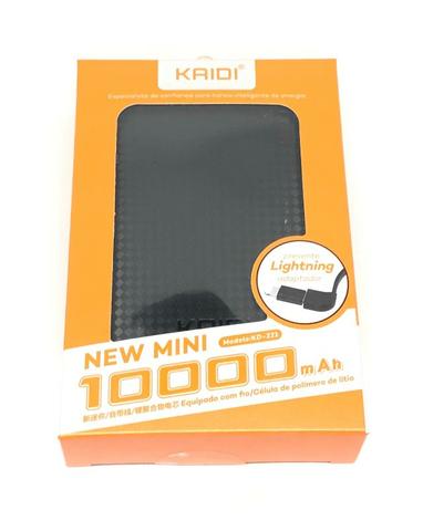 Carregador Portátil Powerbank Kaidi Kd-221 Mini 10000nAh Android e iPhone Novo na Caixa - Foto 2