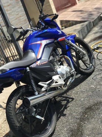 TITAN 160CC 2018 AZUL, FINANCIAMOS EM ATÉ 48X