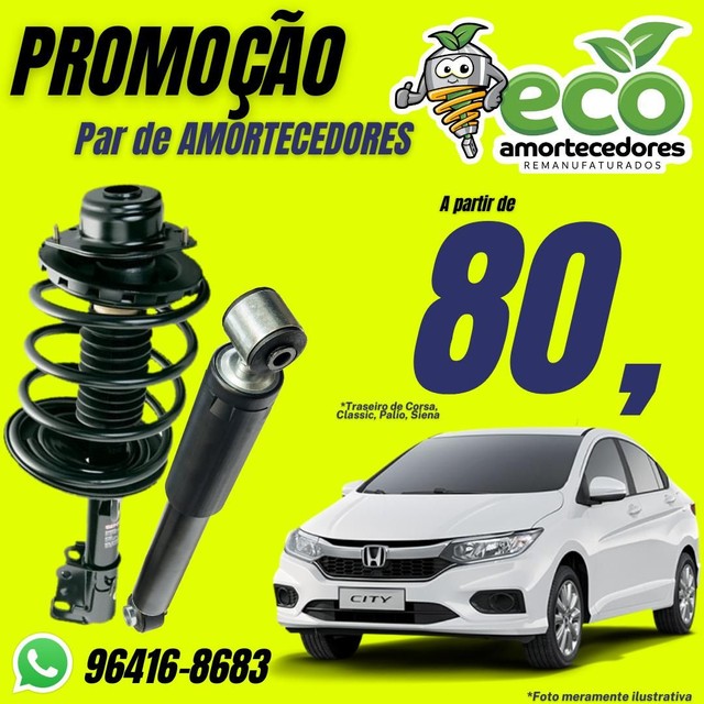 Amortecedor Remanufaturado para o seu carro, consulte os valores .