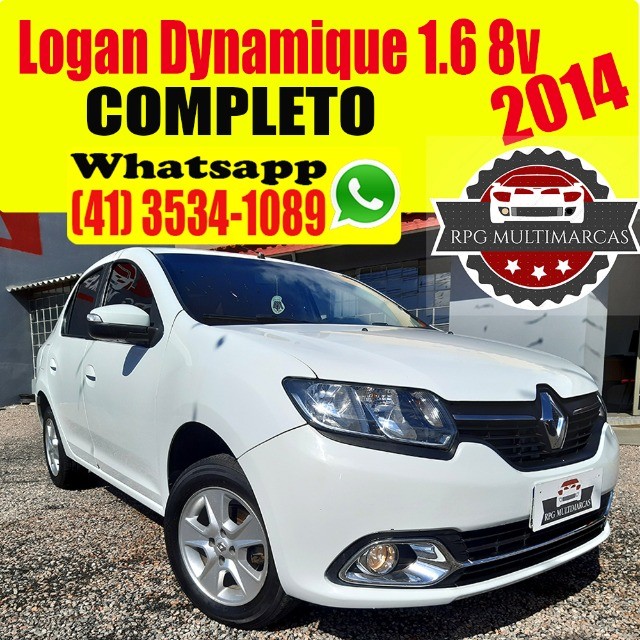 LOGAN DYNAMIQUE 1.6 8V COMPLETO ACEITO TROCA FINANCIO