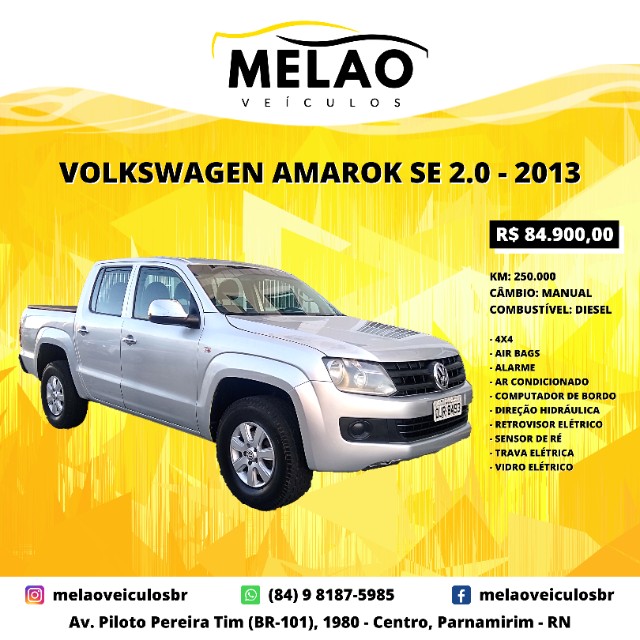 VOLKSWAGEN AMAROK SE 2.0 2013