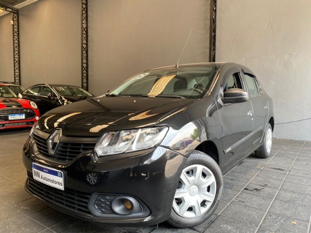 RENAULT LOGAN AUTHENTIQUE 1.0 2019 PRETO BAIXA KM COMPLETO