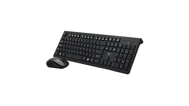 Kit Teclado e Mouse Sem Fio Conforto Multimídia Conexão USB 1200dpi Teclas Chocolate Preto