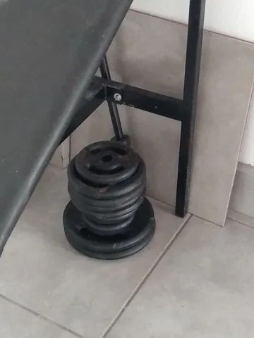 Vendo banco supino e anilhas  - Foto 2