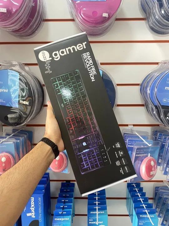 Teclado Gamer rapid fire dazz anti ghost