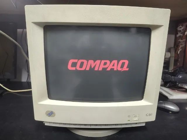 Monitor Ibm G40 Crt Tubo Computador Antigo 286 386 486 - LEIA O ANÚNCIO - Foto 2
