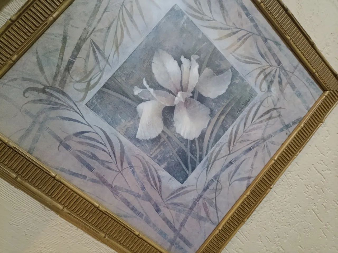 Quadro decoratico antigo flor - Foto 4