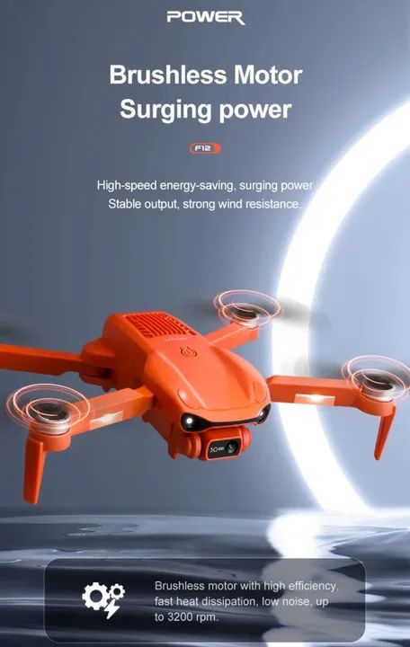 Drone F 12, Câmara HD, 5g, GPS, 4k Com AI . - Foto 3