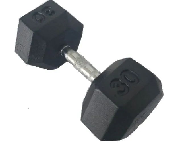 Dumbell Hexagonal Pintado Par de 10 kg a 20 kg + Suporte 
