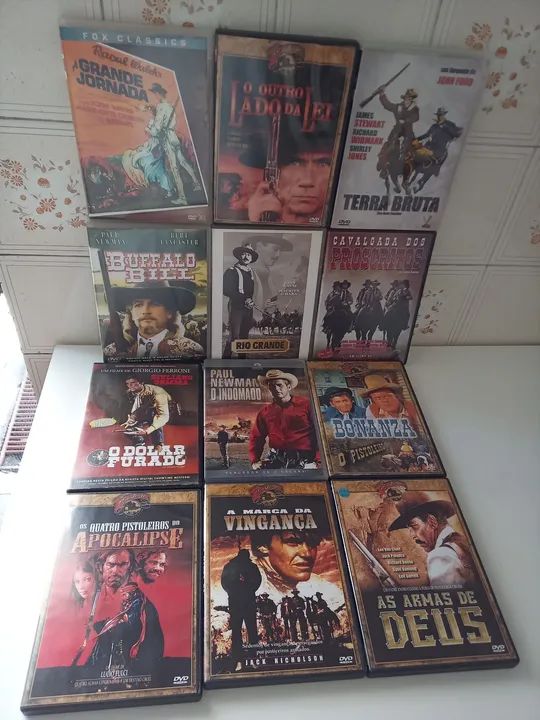 Lote 28 DVDs filmes Faroeste Western