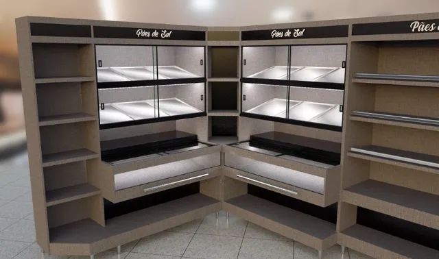 Expositor de Pães e Confeitaria - Foto 2
