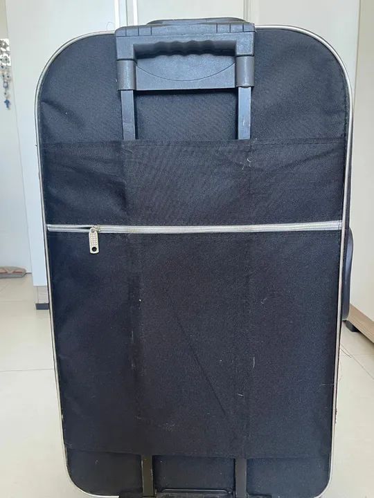 Mala preta de tecido  - Foto 4