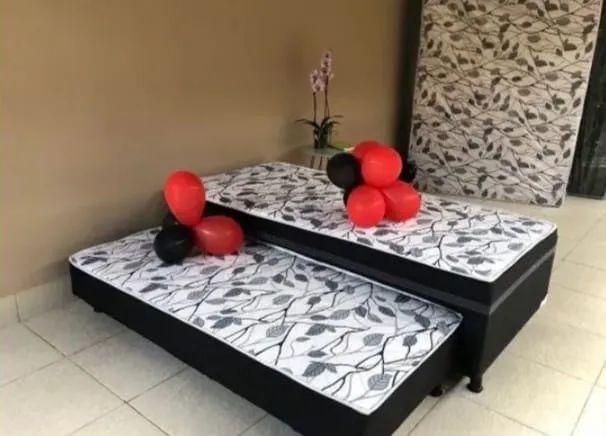 Cama Solteiro Nova 2 EM 1 Bibox Com Auxiliar-Entrega Imediata Direto Da Fábrica 