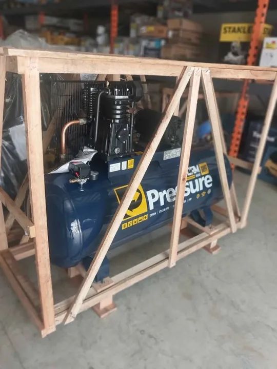 Compressor de ar 250L 20Pcm 175Lbs Trifásico 5Hp Storm 600 - Pressure (Loja) - Foto 2