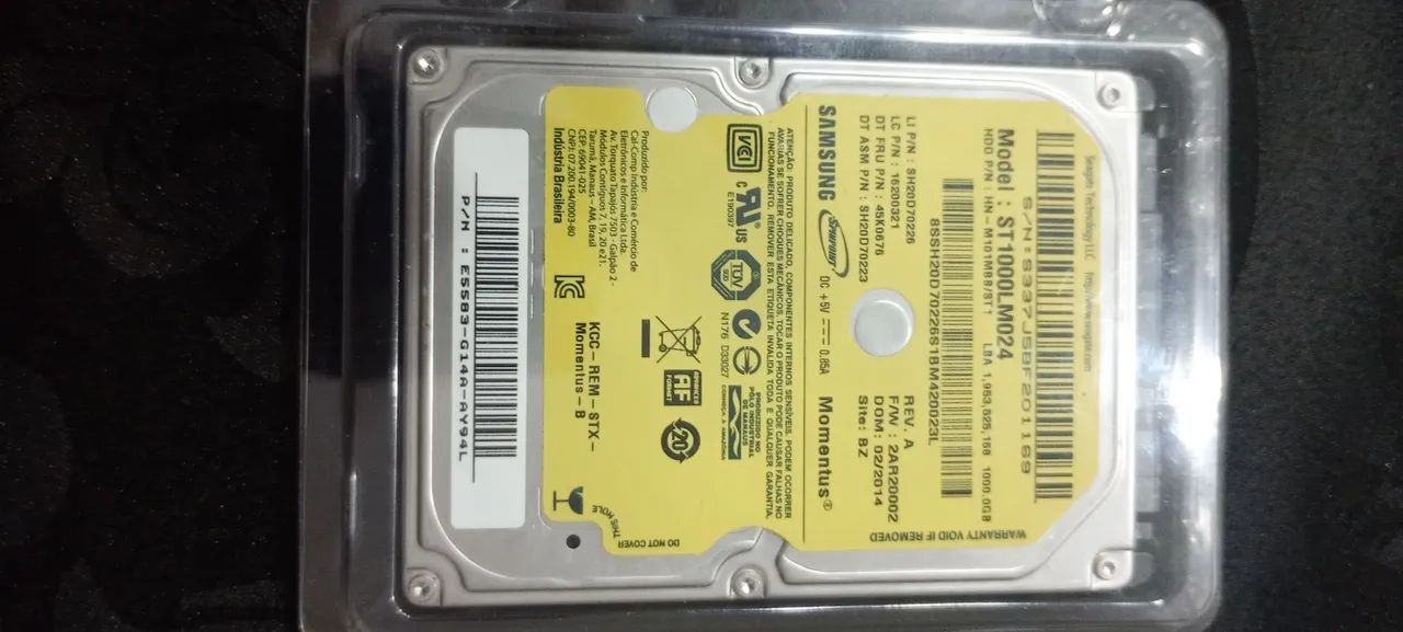 Hd De Notebook 1tb Samsung St1000lm024 - Foto 2