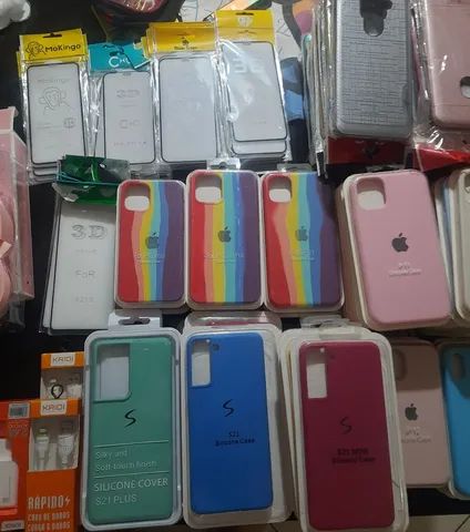 Kit de  Capas de Celular Aveludadas  - Foto 2