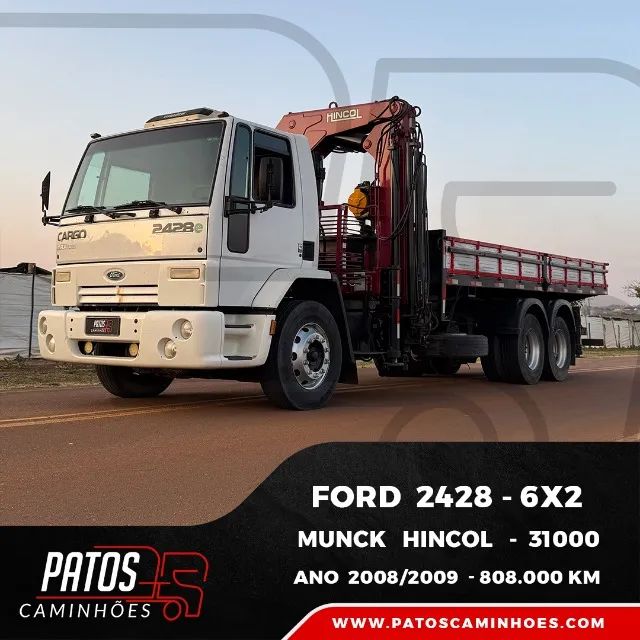 Ford 2428 6x2 Munck Hincol 3100 2008/2009 - Foto 2