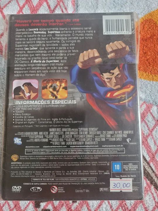 DVD A Morte do Superman - Edição de Colecionador - Foto 2