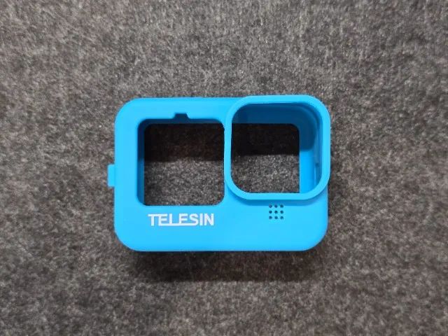 Case capa protetora de silicone Telesin :: GoPro Hero Black :: azul acessório original - Foto 3