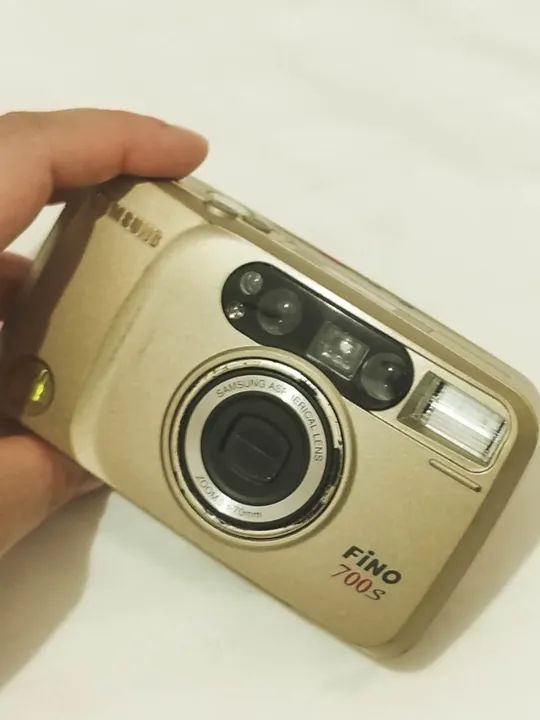Câmera Analógica Samsung Fino 700s + Bateria (Funcionando) 35mm/antiguidades - Foto 4