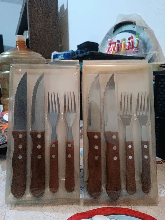 KIT 4 PÇS PARA CHURRASCO 