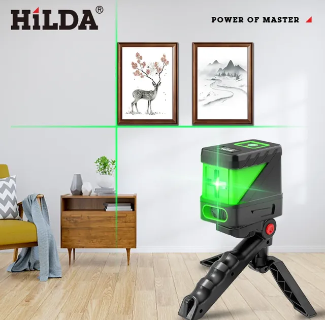 Nível a laser 2 linha Hilda