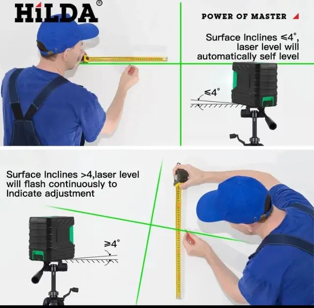 Nível a laser 2 linha Hilda  - Foto 3