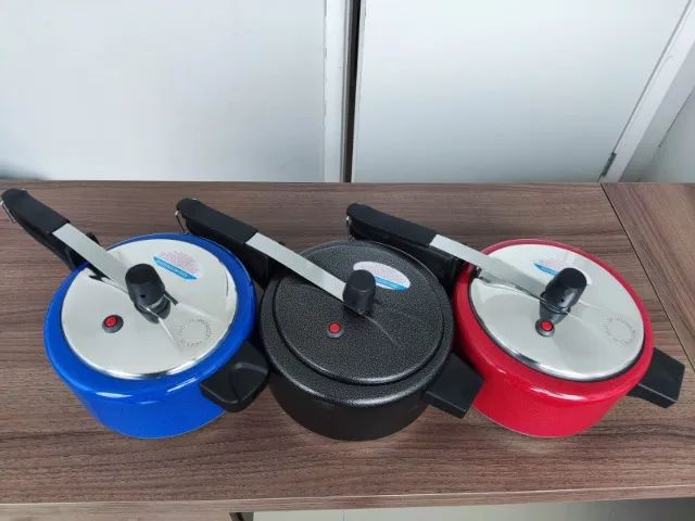 Panela de Pressão 3 Litros - Alumínio Especial Certificada pelo INMETRO - Foto 5