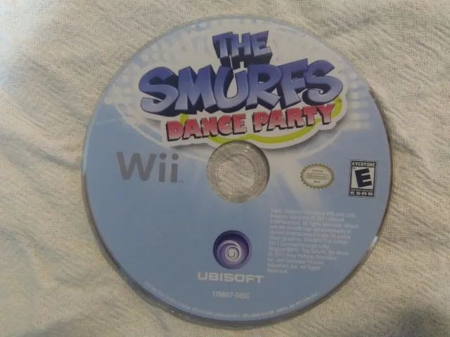 the smurfs dance party - jogo original nintendo wii