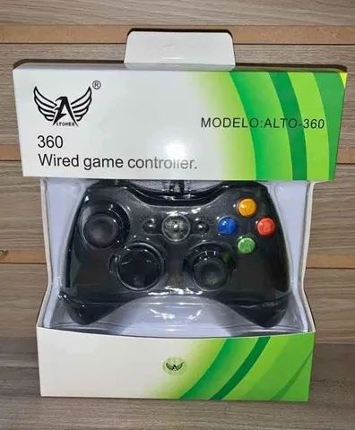 Controle XBOX 360 USB PC ou notebook, COM FIO