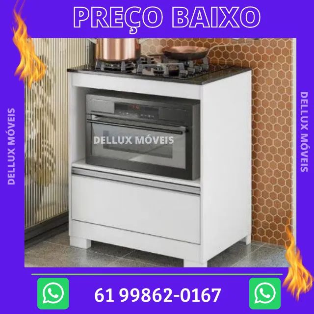 Balcão para cooktop fogão forno 3110 notável - Foto 4