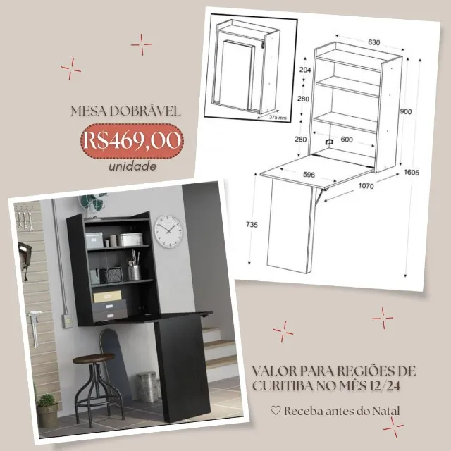 Promoção Mesa Dobravel - 10/12/24
