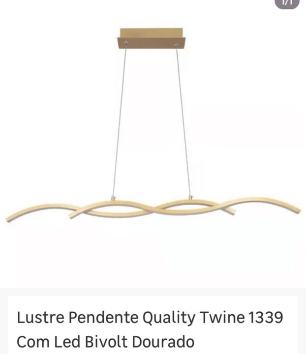 Luminária de teto moderna e elegante