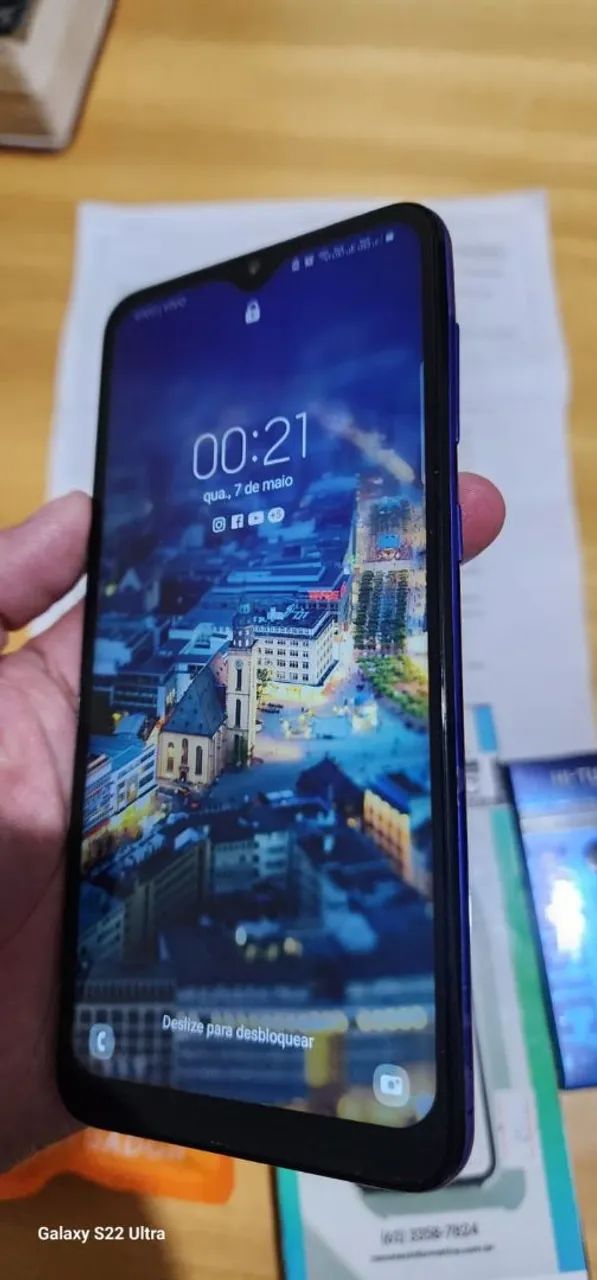 Galaxy A30S - mais acessórios e garantia.