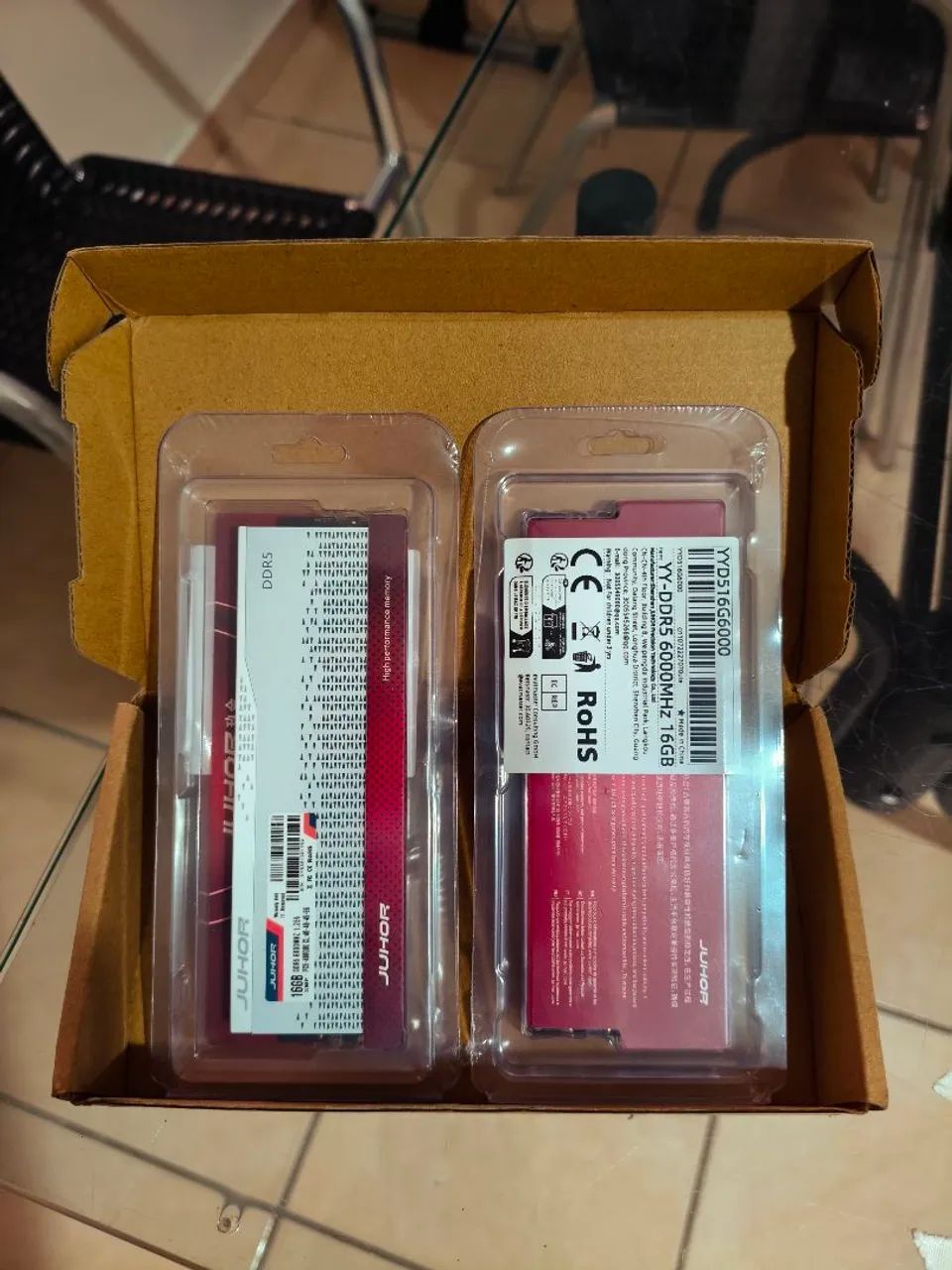 32 GB (2x16gb) DDR5 RAM Memory - 6000MHz - Juhor64396502341121122