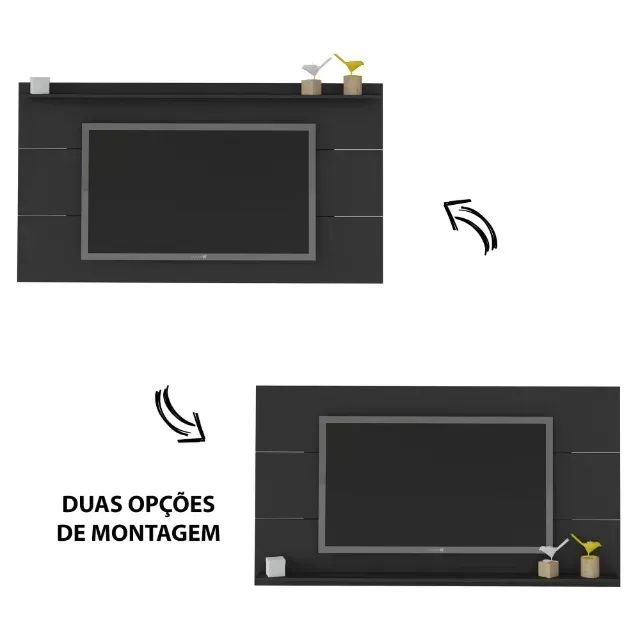 Painel Slim Preto - Foto 2